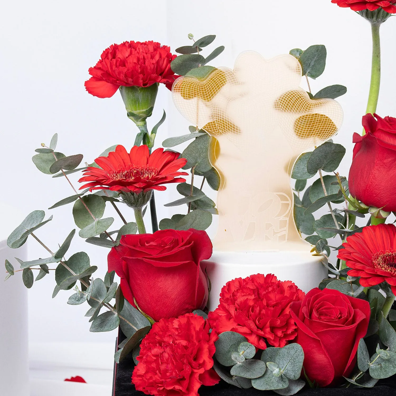 Evermore Rose & Love LED Enchantment - A Romantic Floral Gift Box