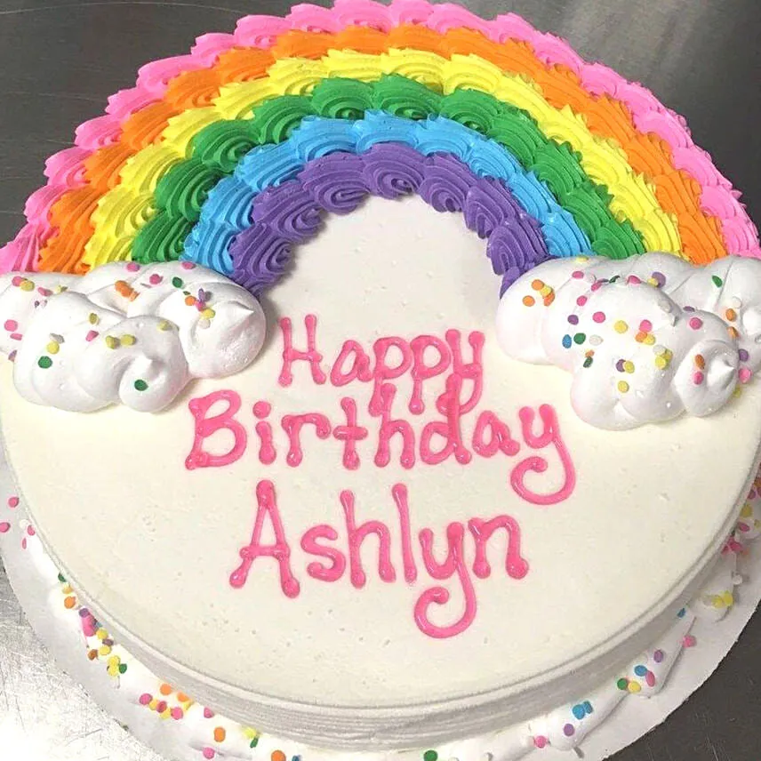 Birthday Rainbow Cake