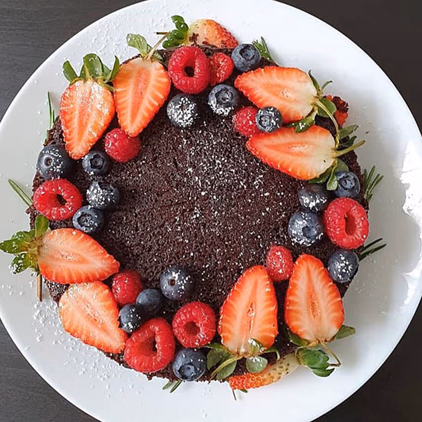 Berries & Fruit Cake