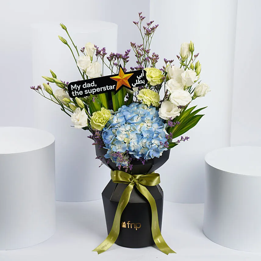 Mixed Flower Bouquet with Topper