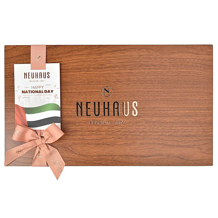 National Day Wooden Hosting Box Masterpieces By Neuhaus