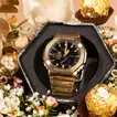 Elegant CASIO G-SHOCK Bright Metallic Watch for Men with Luxurious Rose Gift Box