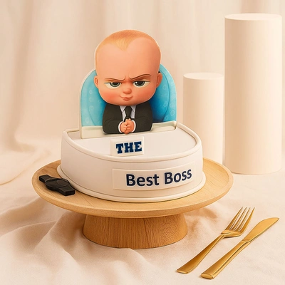 The Baby Boss Designer Cake - Chocolate