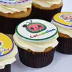 Delicious Cocomelon Theme Vanilla Cupcakes - Set of 6