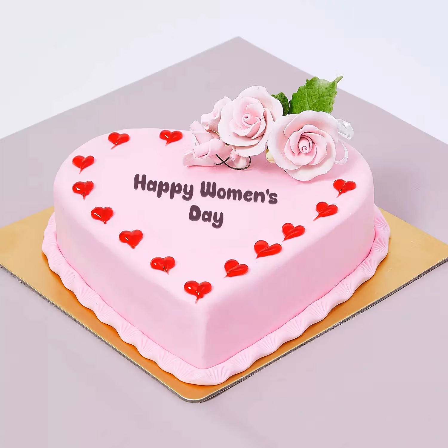 Womens Day Heart Shape Cake 1 Kg