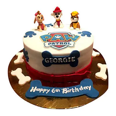 Delicious Paw Patrol Birthday Cake - Perfect Chocolate Treat for Kids