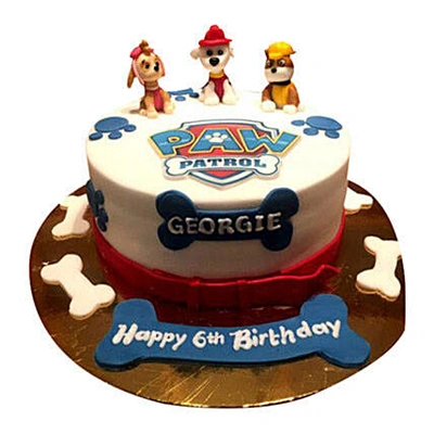 Delicious Paw Patrol Birthday Cake - Perfect Chocolate Treat for Kids
