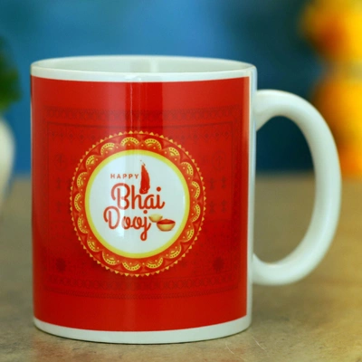 Exclusive Ceramic Bhai Dooj Mug - Perfect Gift for Brothers
