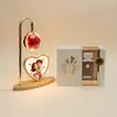 Romantic LED Heart Lamp with Personalized Photo & Perfume Gift Set - O' Clock Extrait De Parfum 100 ml