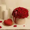 بوكس ورد احمر رومانسي