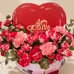 Eternal Love Roses & Godiva Chocolates Gift Box