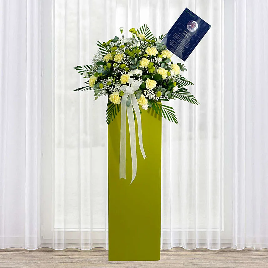 Heavy Hearted Condolence Mixed Flowers