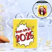 Personalized New Year 2025 Mug - Dream Big with Custom Photo