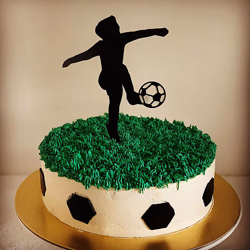 Football Themed Coffee Cake 8 inches