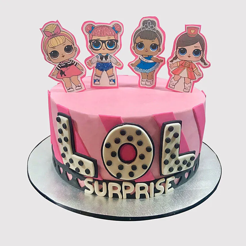 Lol Surprise Themed Fondant Cake