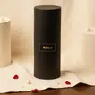 وردة حمراء دائمة فازة أبنوس