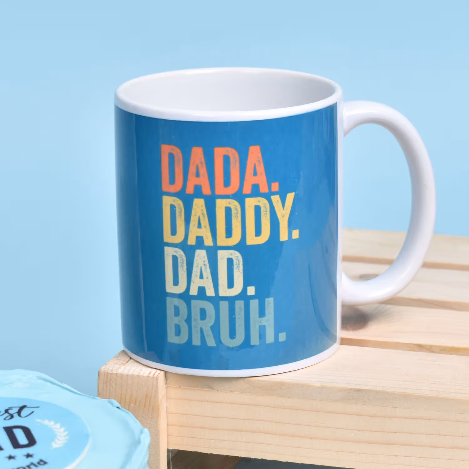 Ultimate Father's Day Gift Set: Cake, Mug, and Cushion