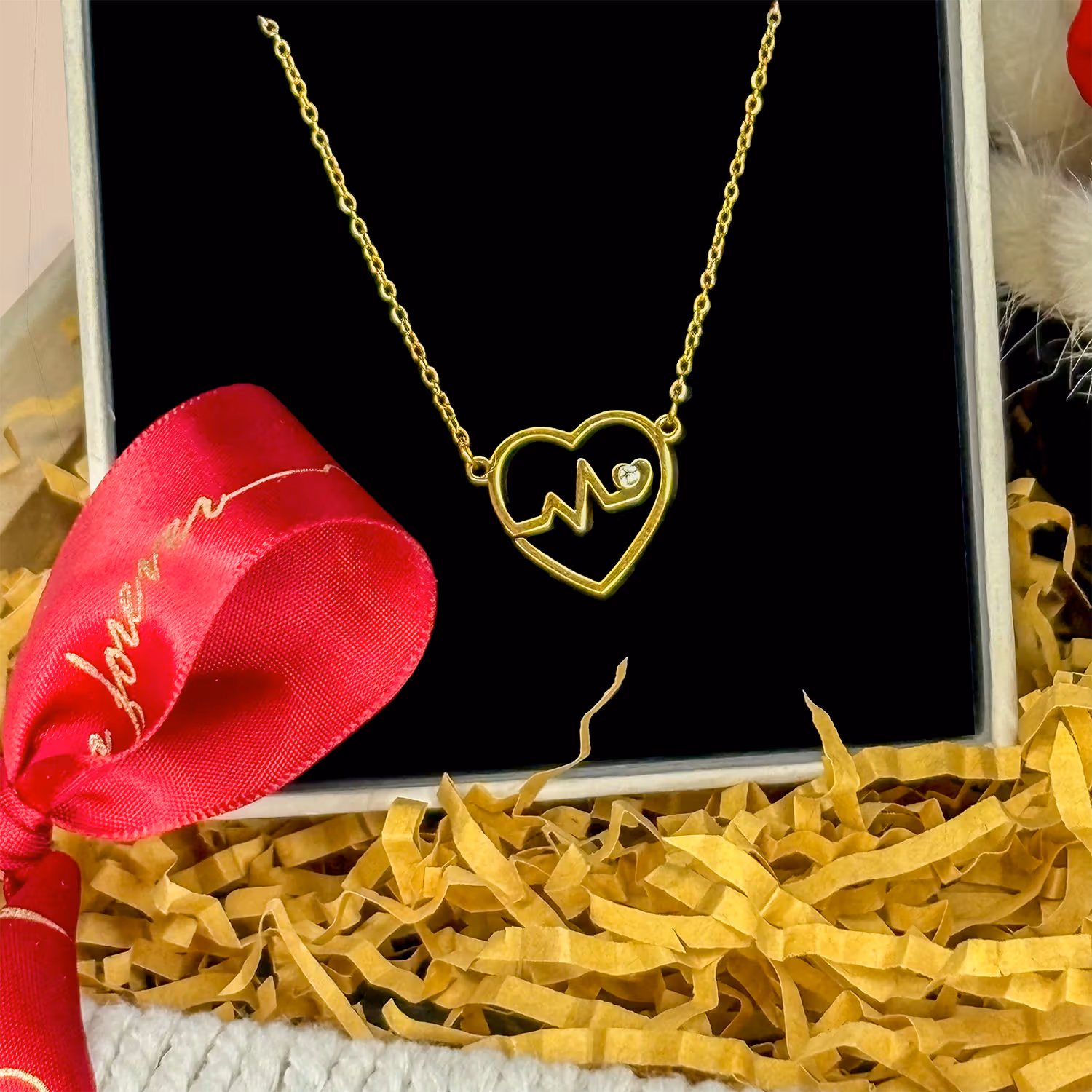 Eternal Love Gift Set: Forever Rose & Heartfelt Treasures