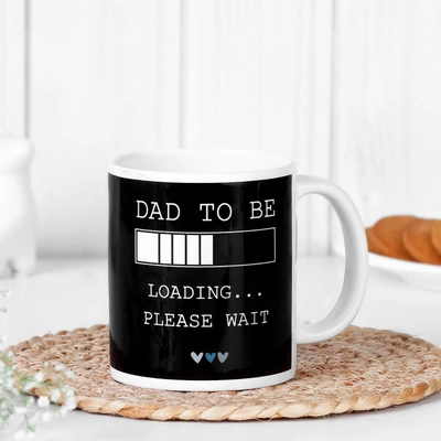 Dad-to-Be Loading... Please Wait - Ceramic Mug for Expecting Fathers