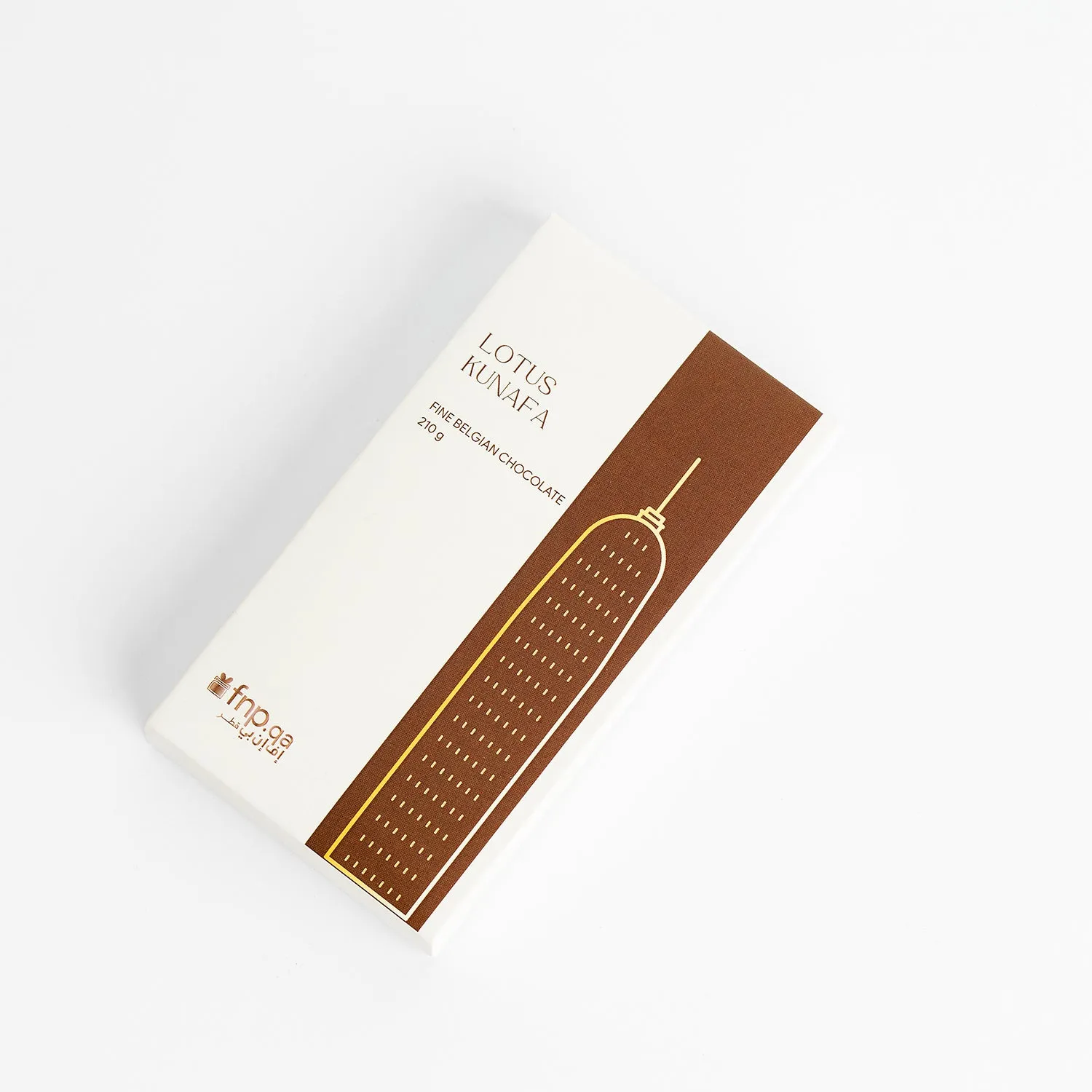 Indulgent Lotus Kunafa Infused with Exquisite Belgian Chocolate - 210g Delight
