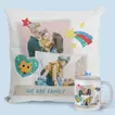 Custom Family Photo Mug and Cushion Set – Perfect Gift for Loved Ones