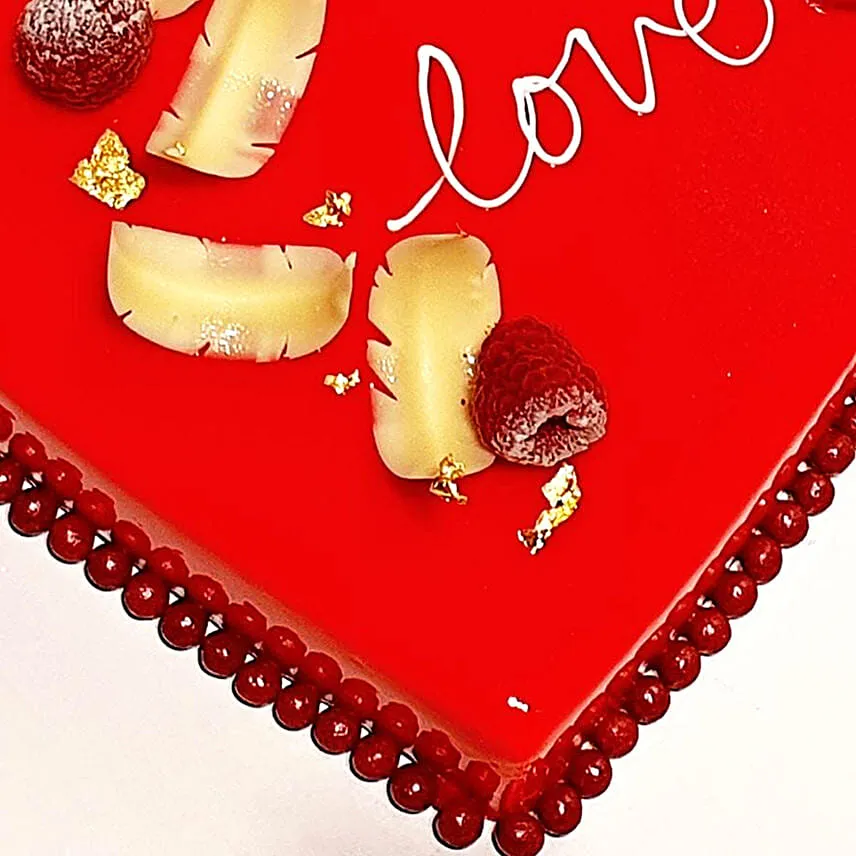 Red Velvet Sweatheart Cake
