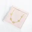 Elegant Pink Floral Gift Box with Silver Bracelet and Cubic Zirconia
