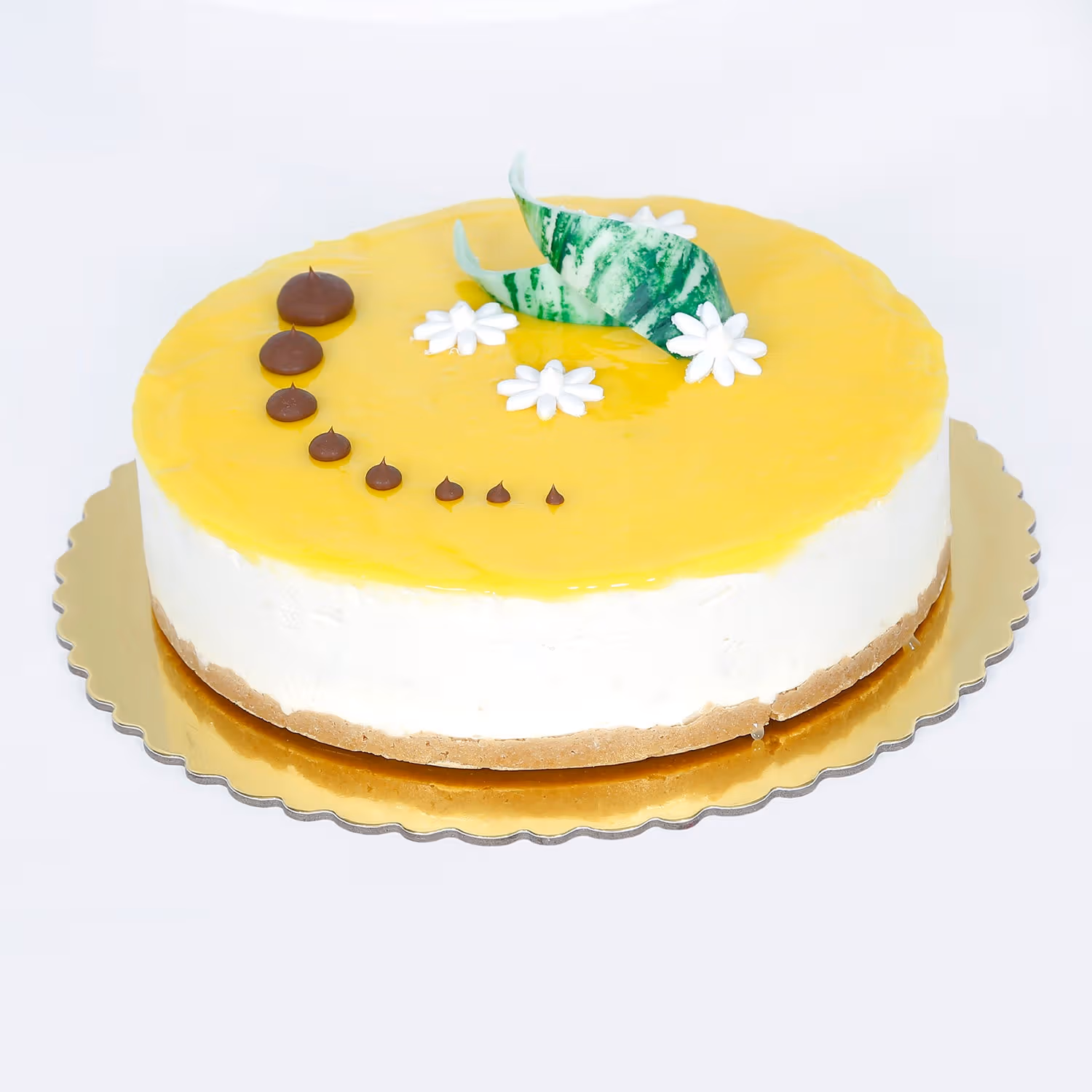 Exquisite Mango Cheesecake Delight - A Tropical Dessert Sensation