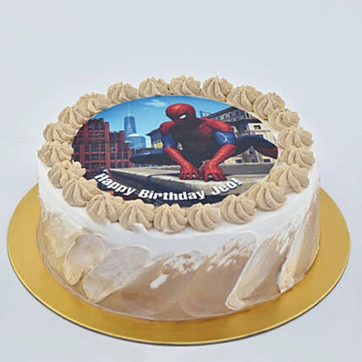 Spidey Surprise Delight Cake - Perfect for Superhero Birthdays!
