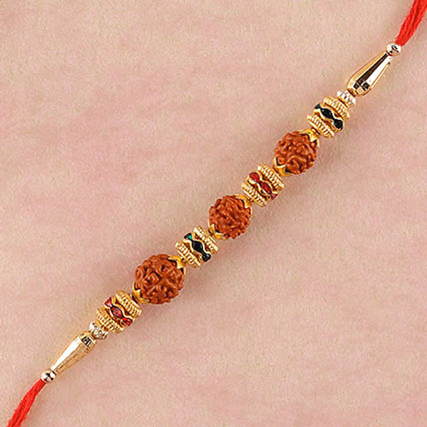 Spiritual Rudraksha Rakhi