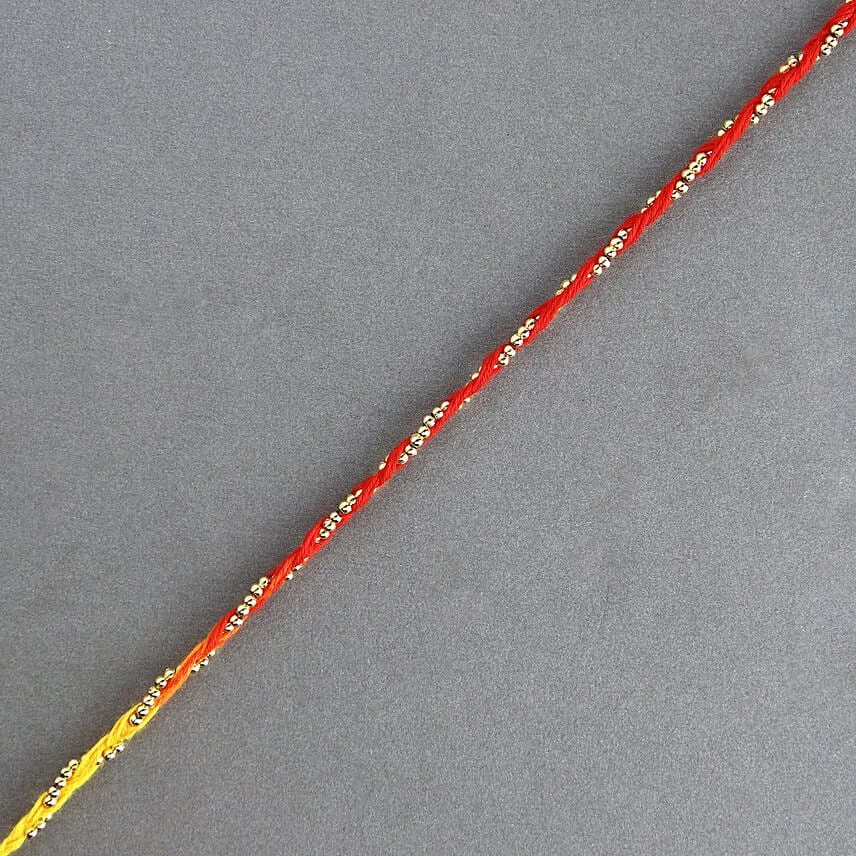 Sacred Beadwork Mauli Rakhi N Dark Chocolate Surprise