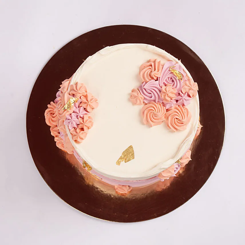 Pastel Elegance Retirement Red Velvet Cake