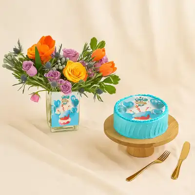 مزهرية ورود عيد الميلاد