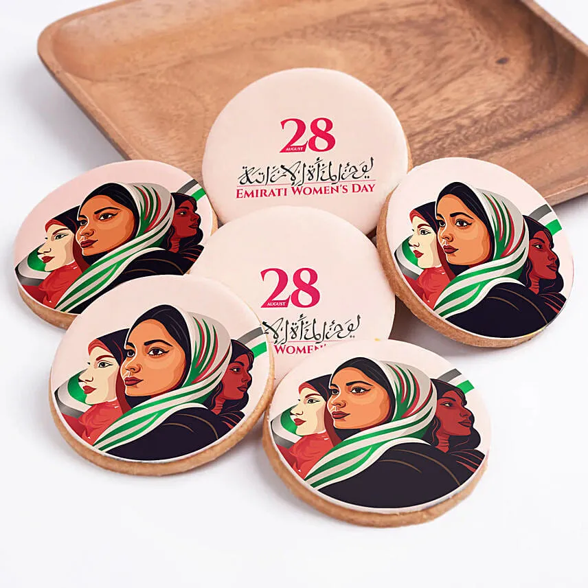 Emirati Womens Day Cookies 6 Pcs