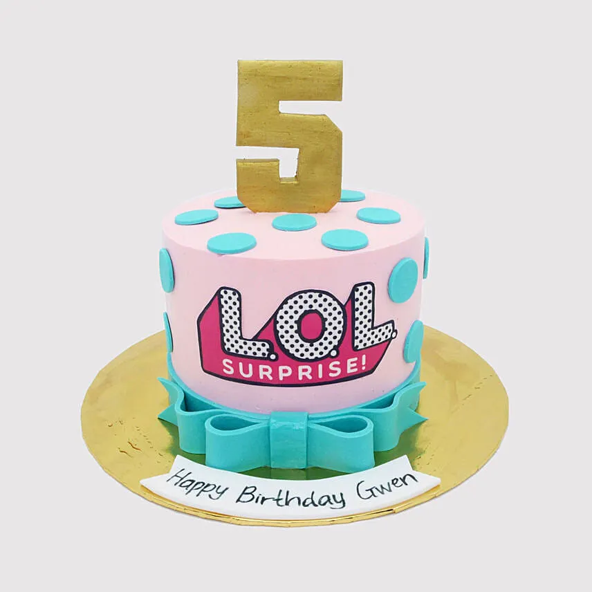 Lol Surprise Themed Black Forest Cake