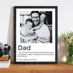Dad Definition Photo Frame Gift For Dad