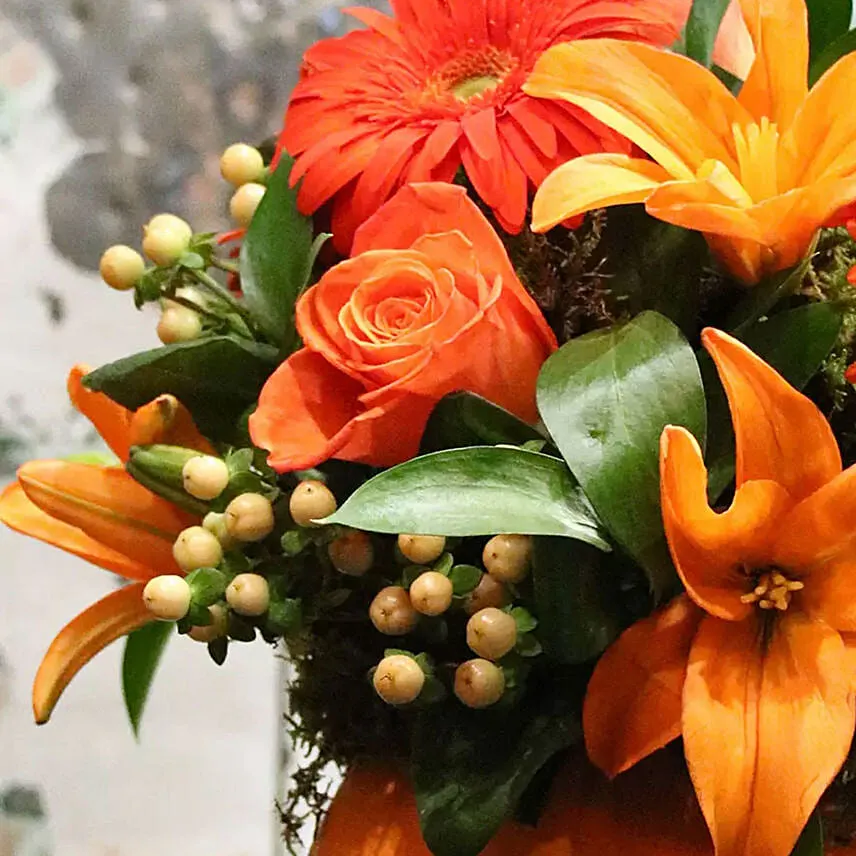 Pumpkin Floral Arrangement