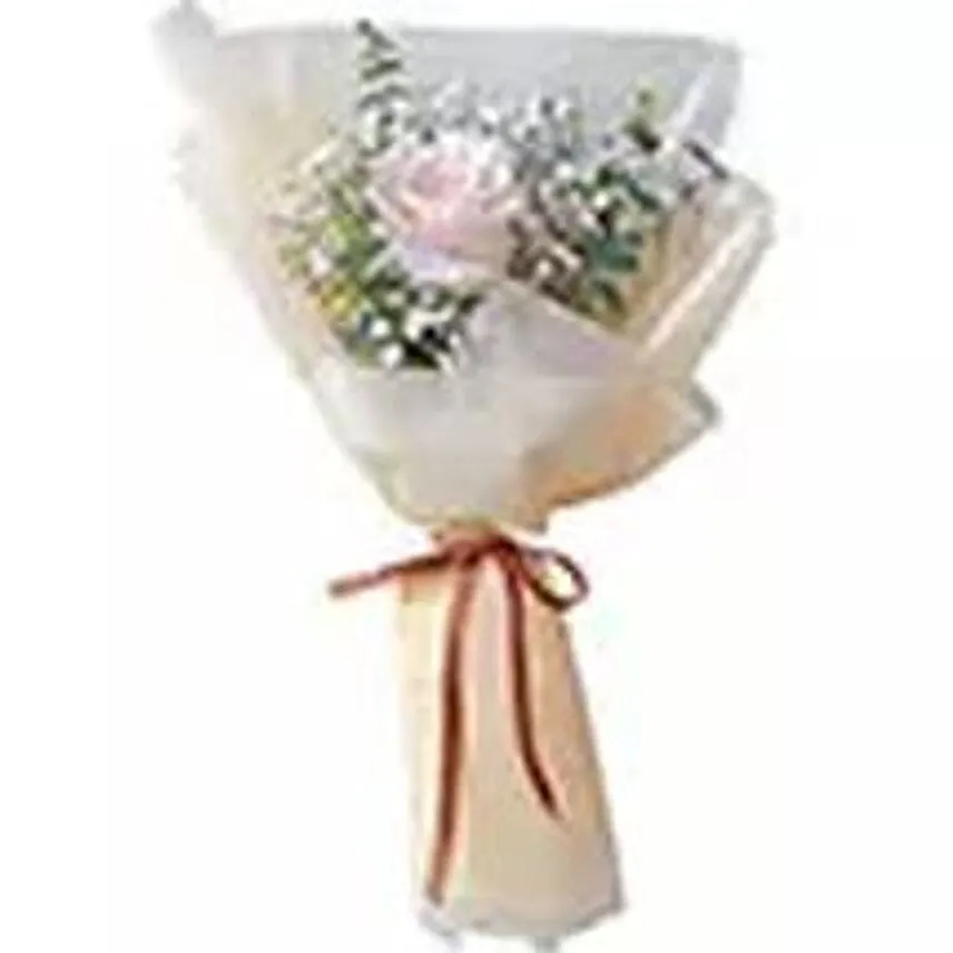 Single Pretty Pink Rose