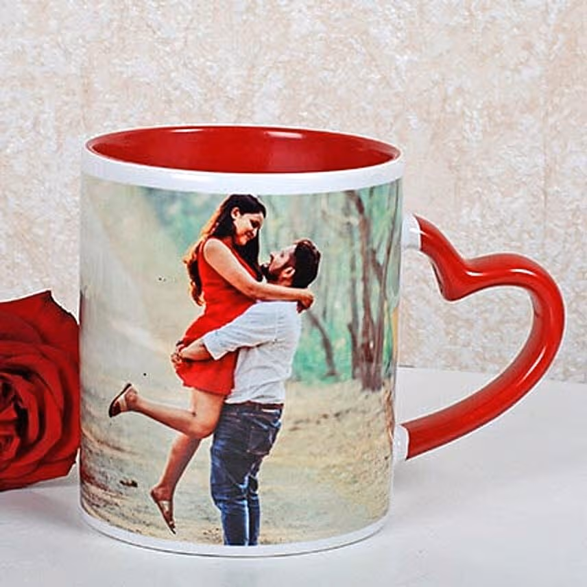 Red And White Personalized Mug