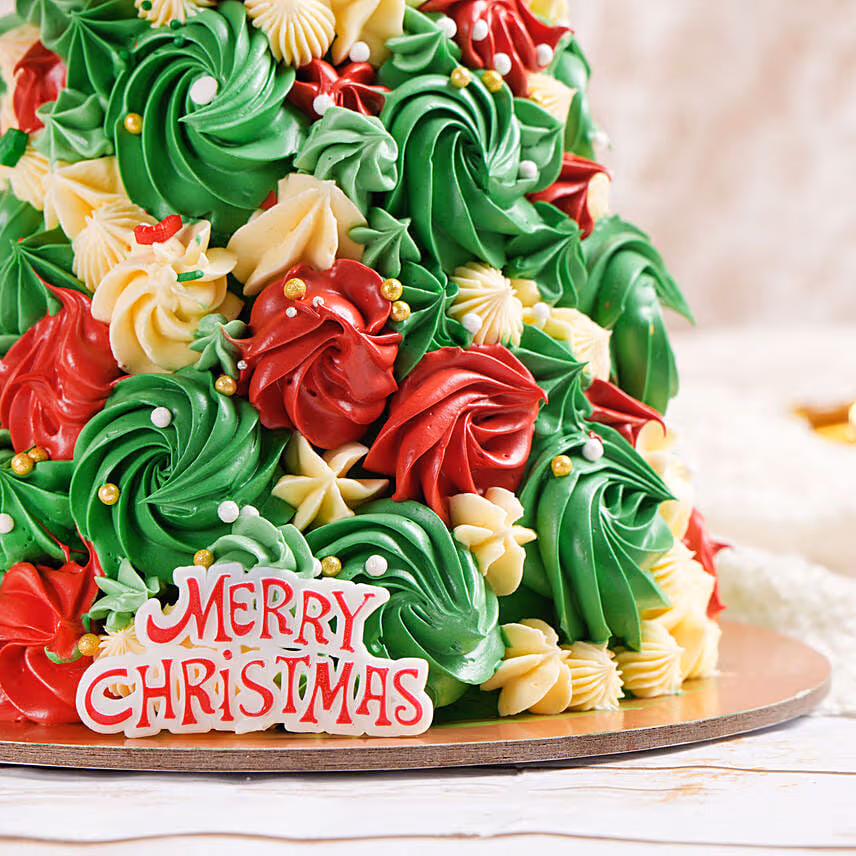 Twinkling Tree Treat Cake