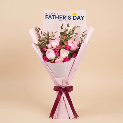Elegant Roses Bouquet for Father's Day - Show Your Love