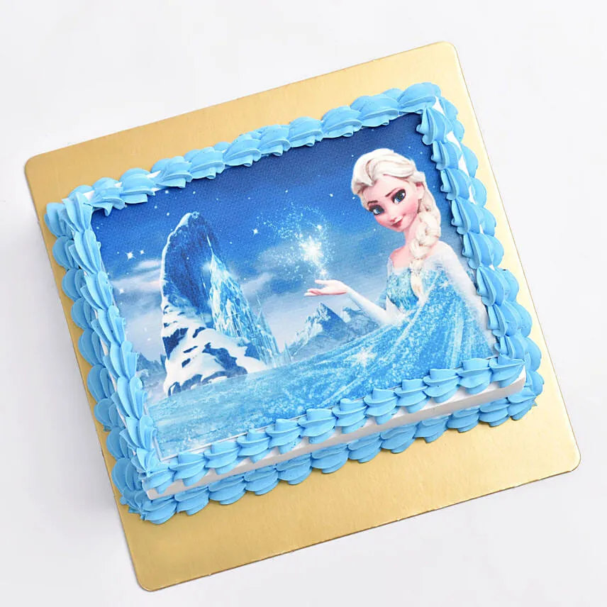 Elsa Photo Cake
