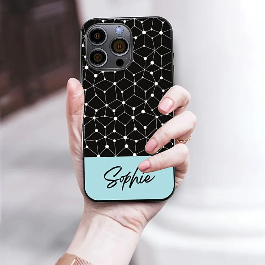 Personalised Name N Pattern Iphone 14 Case