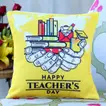 Inspirational Teacher's Day Cushion with Knowledge Design