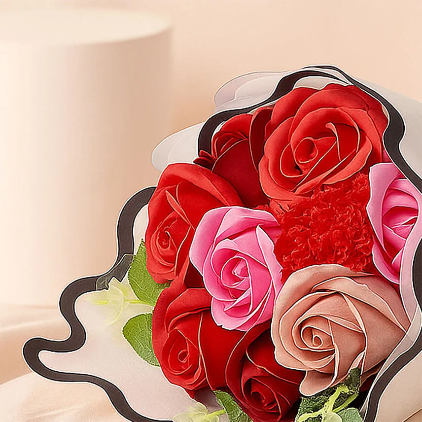 Soap Mixed Roses Bouquet