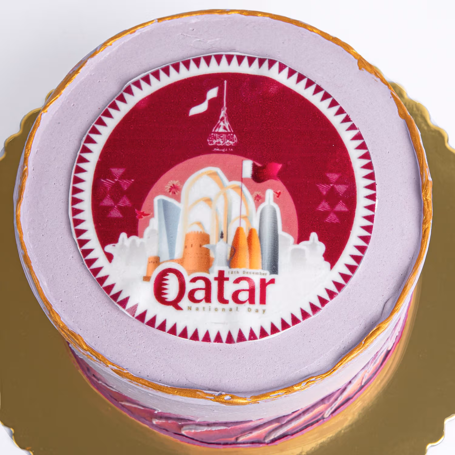 Exquisite Qatar-Themed Chocolate Cake - 1 Kg