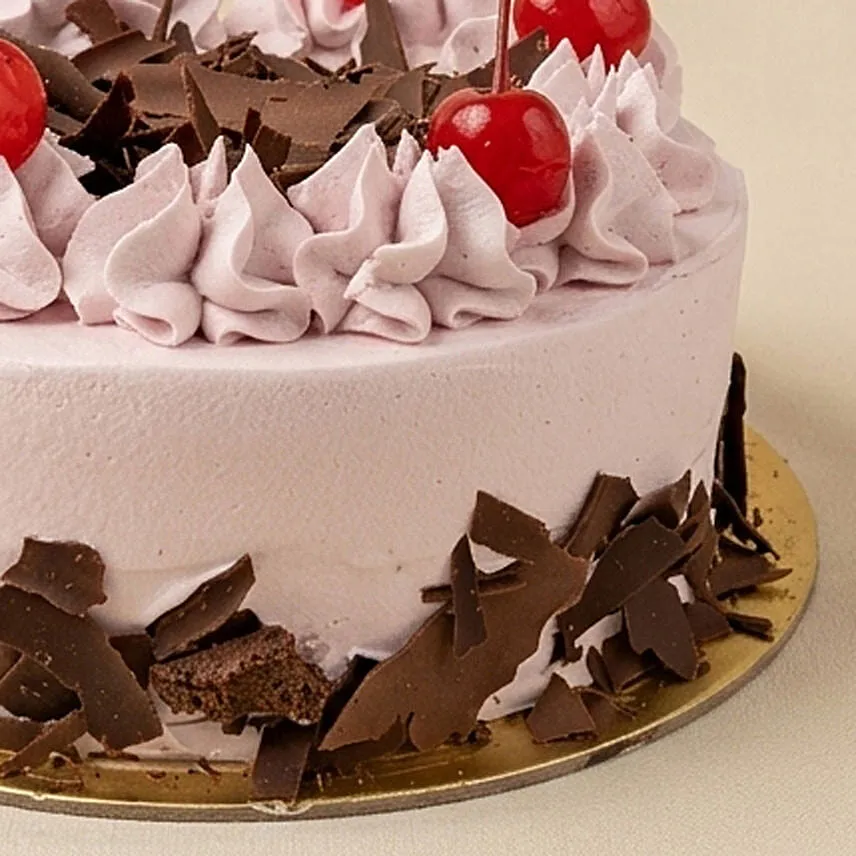 Black Forest Happy Birthday Cake