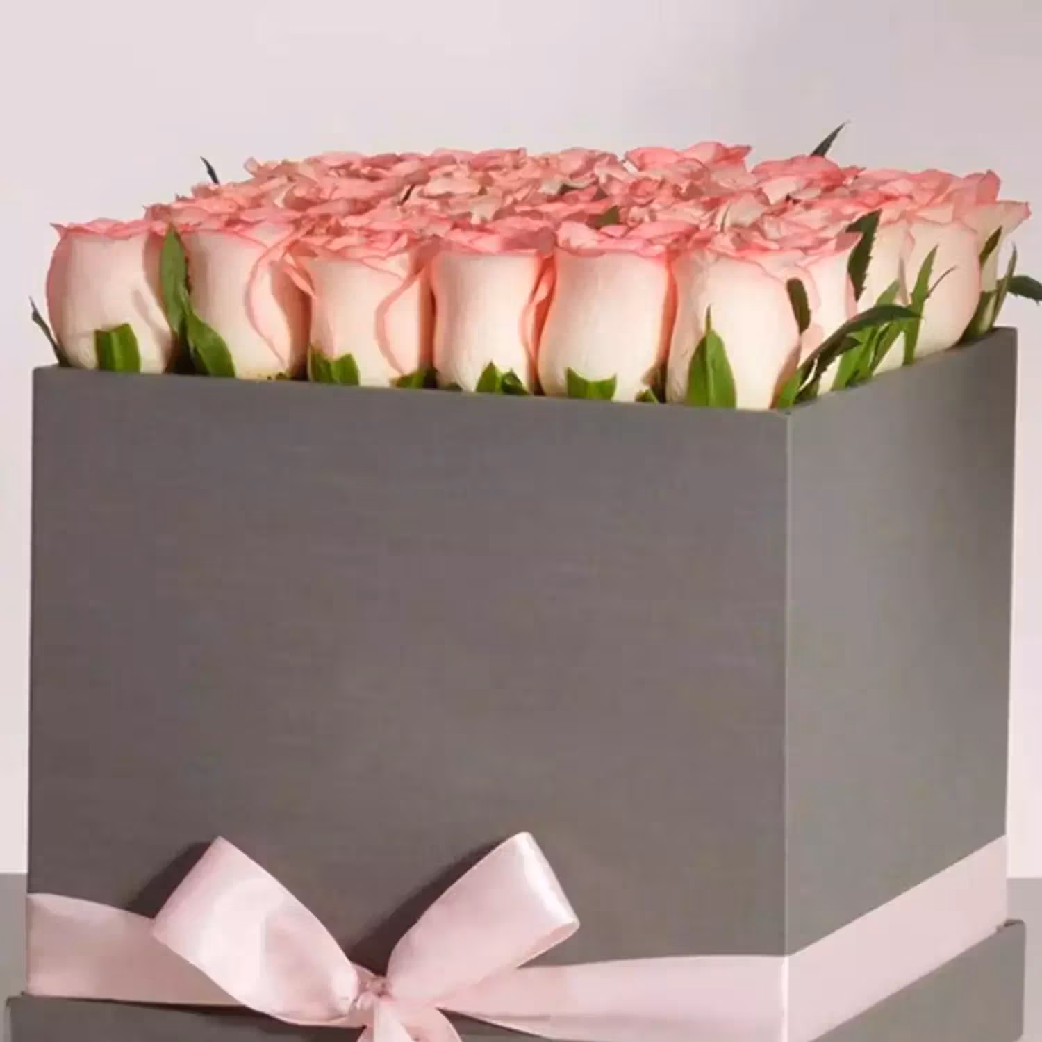 Premium Pink Roses Box Arrangement