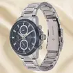 Titan Men's Stainless Steel Strap Watch with Elegant White & Red Floral Arrangement