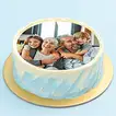 Delicious Personalized Chocolate Photo Cake - Perfect for Celebrations